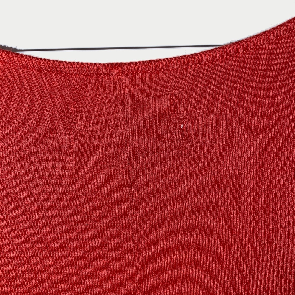 Urban Outfitters Red Plunging Babydoll Top - Picture 6 of 10
